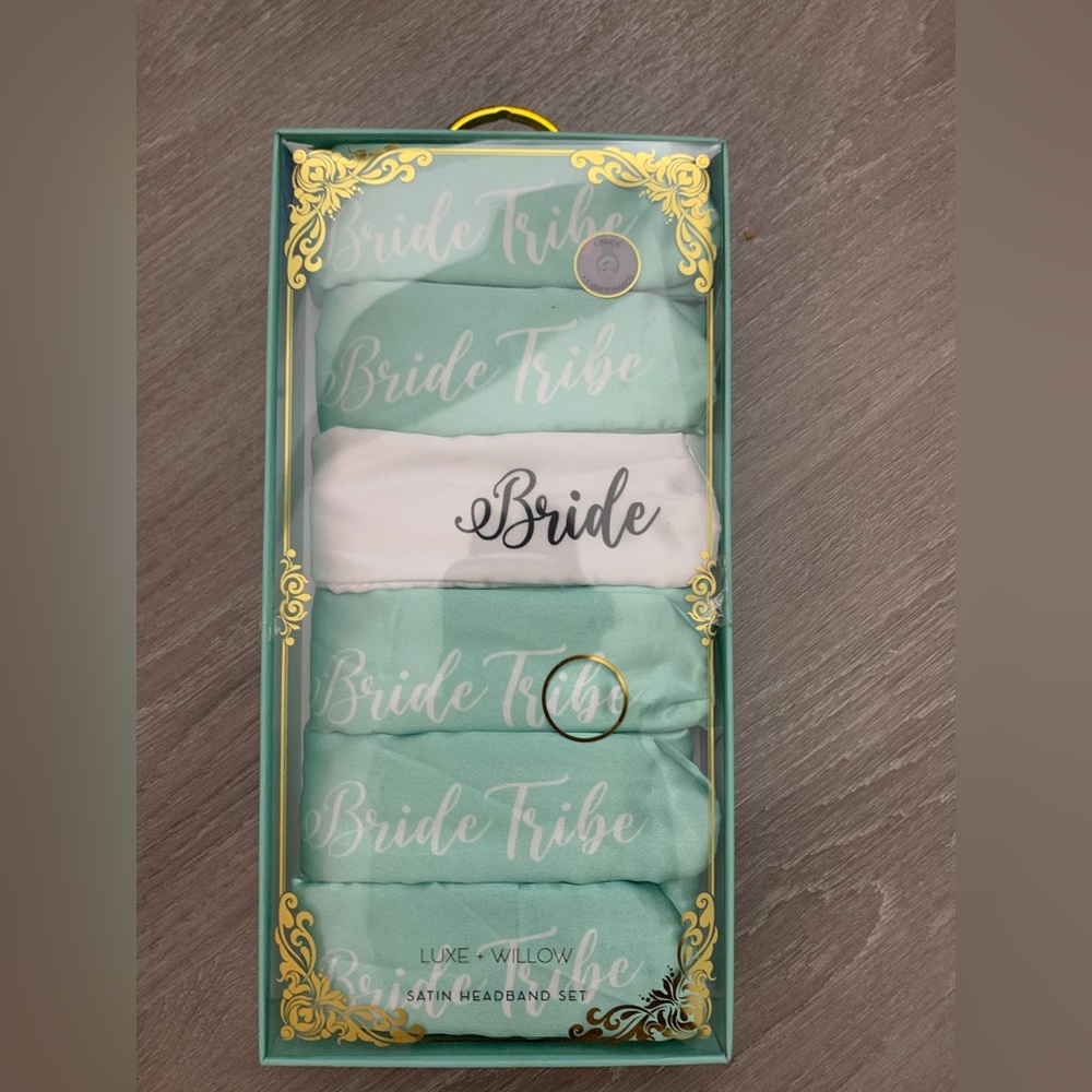 Satin Bridal Headband Set